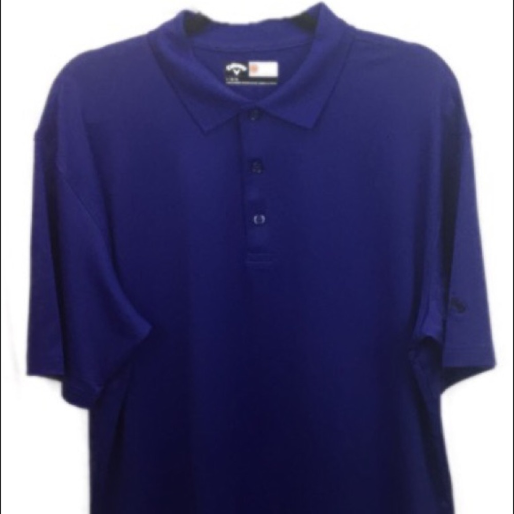 Callaway Opti-dri Blue Golf Shirt Polo Large